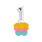 Single Number Balloon Stack