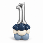 Single Number Balloon Stack